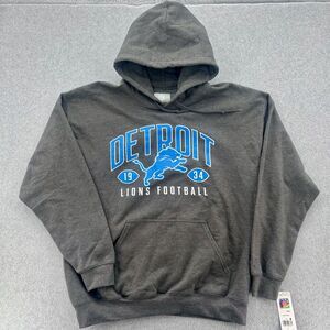 Detroit Lions Football NFL Hoodie Sweatshirt Adult Large NWT